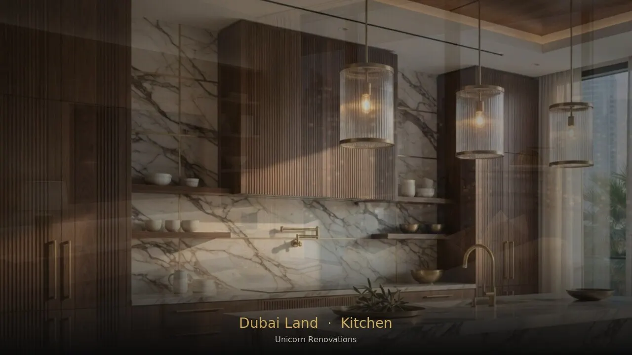 Kitchen Renovation in Dubai Land