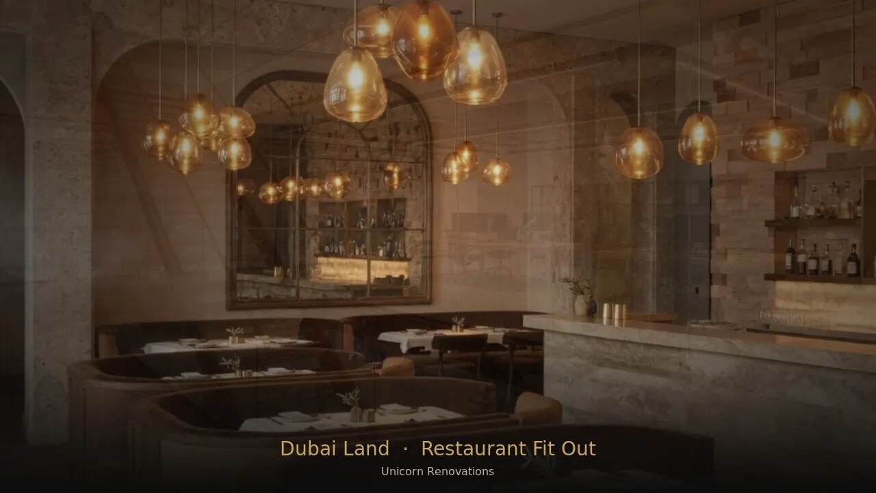 Restaurant Fit-Out in Dubai Land