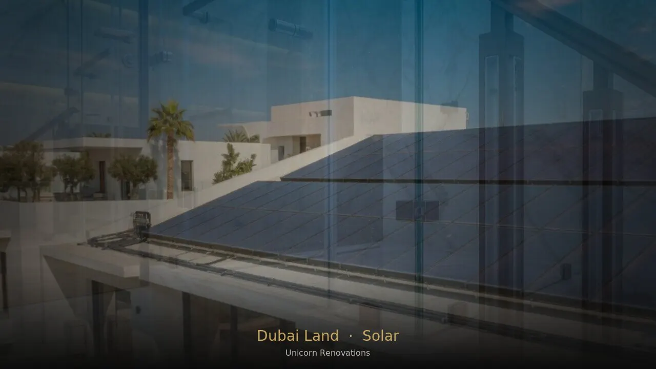 Solar Solutions in Dubai Land
