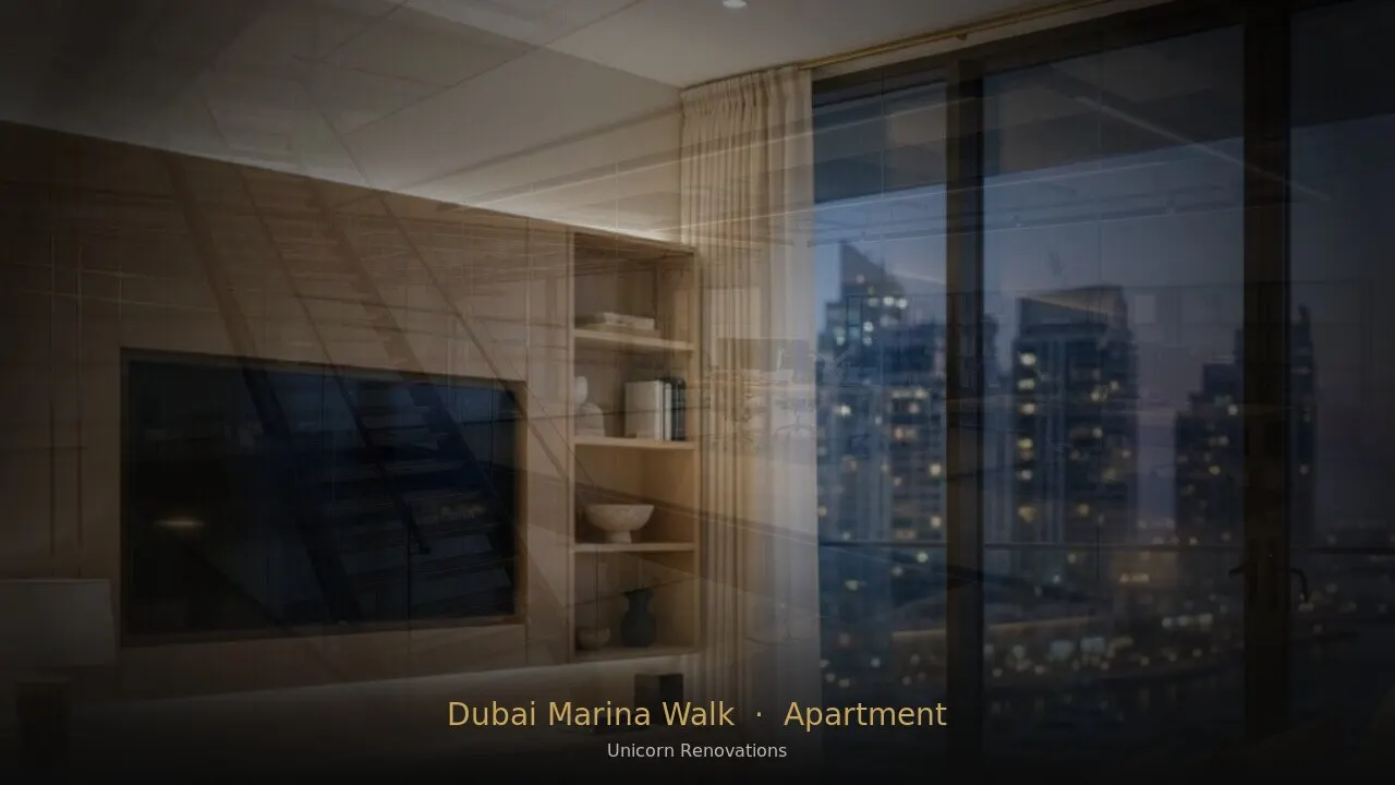 Apartment Renovation in Dubai Marina Walk