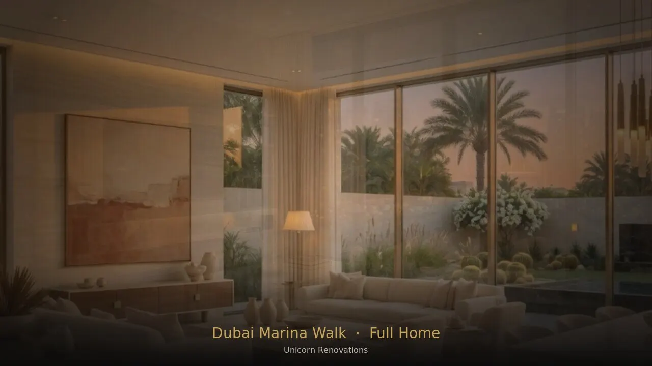 Full Home Renovation in Dubai Marina Walk