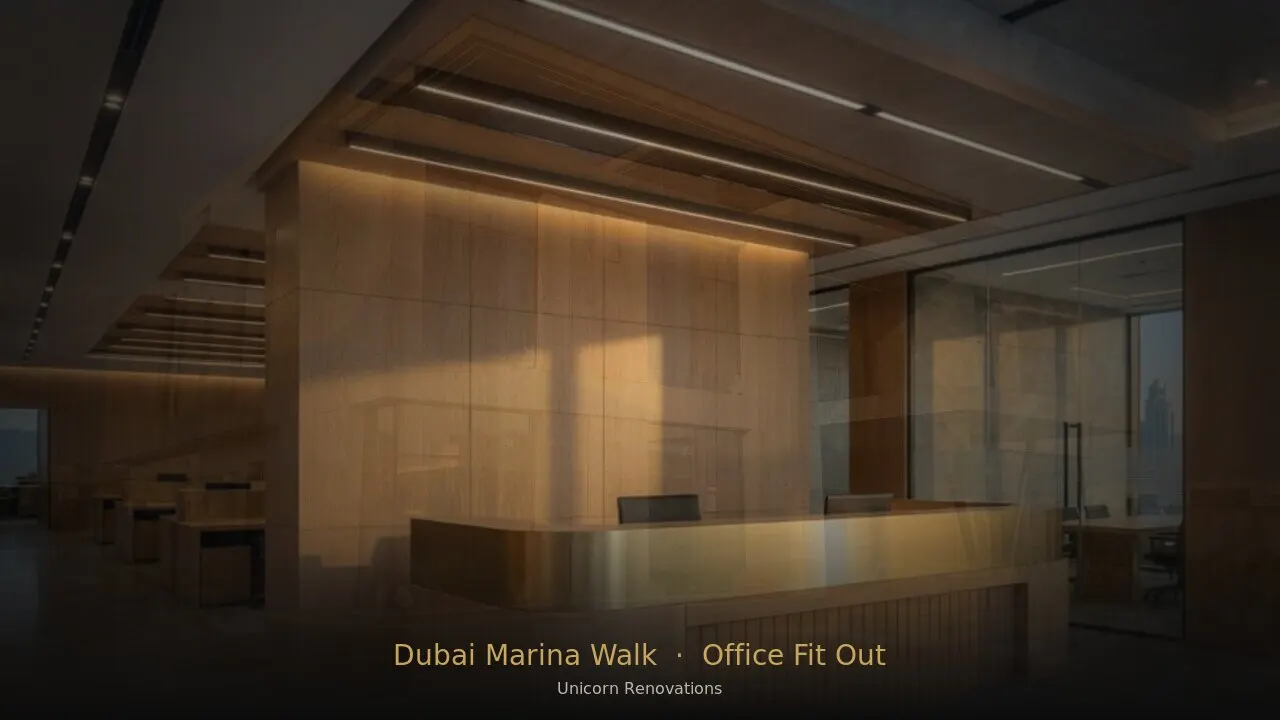 Office Fit-Out in Dubai Marina Walk