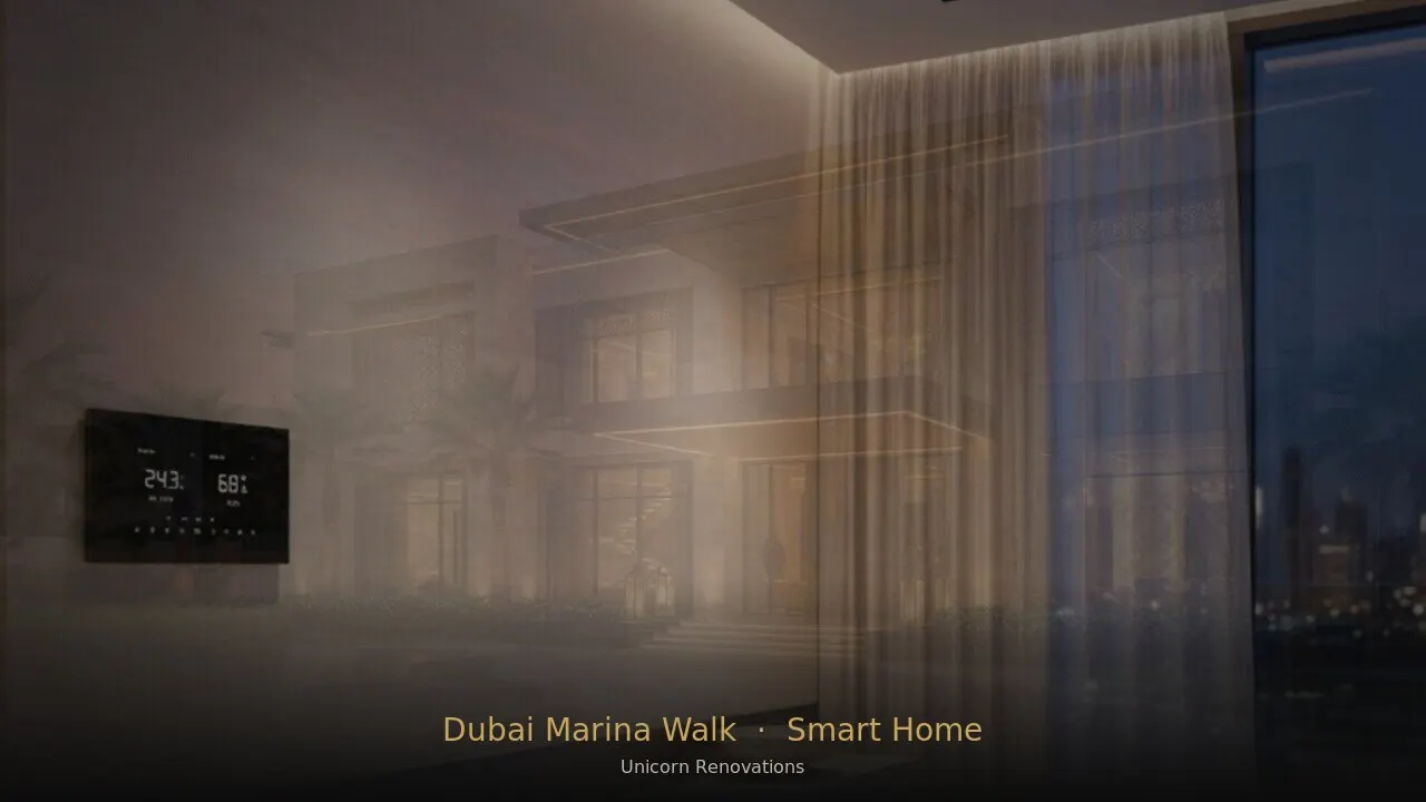 Smart Home in Dubai Marina Walk — Unicorn Renovations