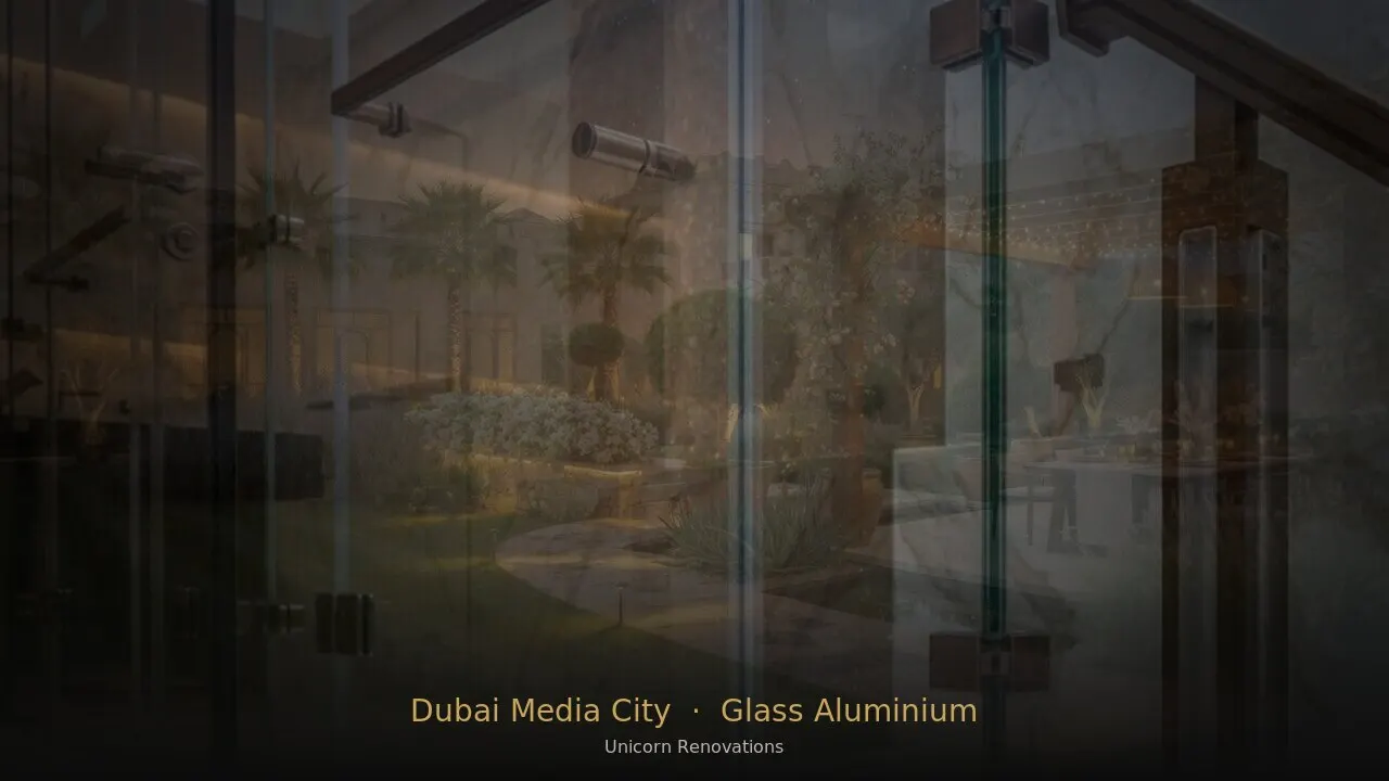 Glass & Aluminium Works in Dubai Media City