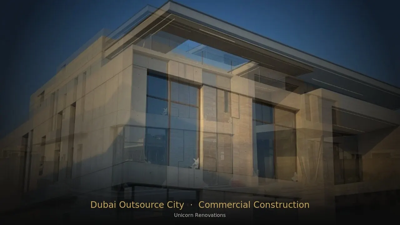 Commercial Construction in Dubai Outsource City