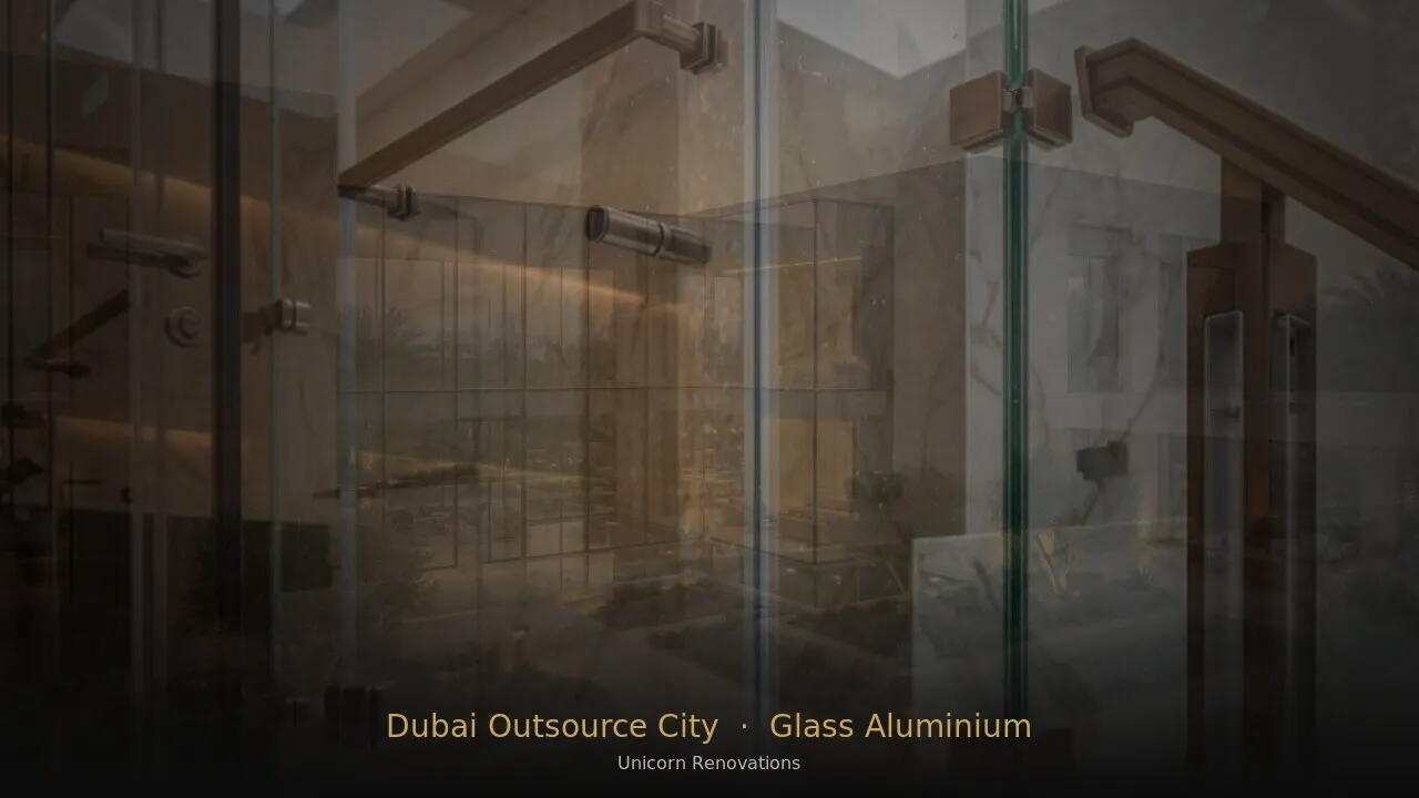 Glass & Aluminium Works in Dubai Outsource City