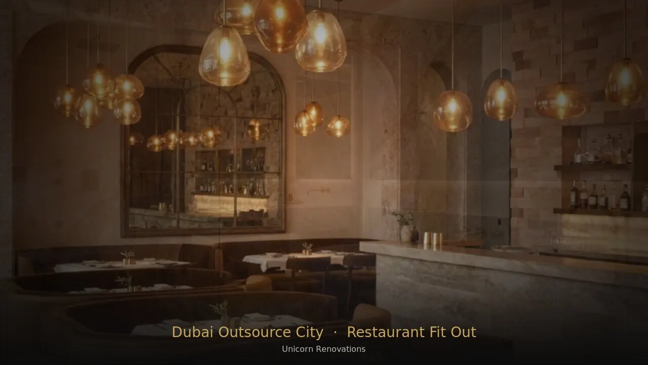 Restaurant Fit-Out in Dubai Outsource City