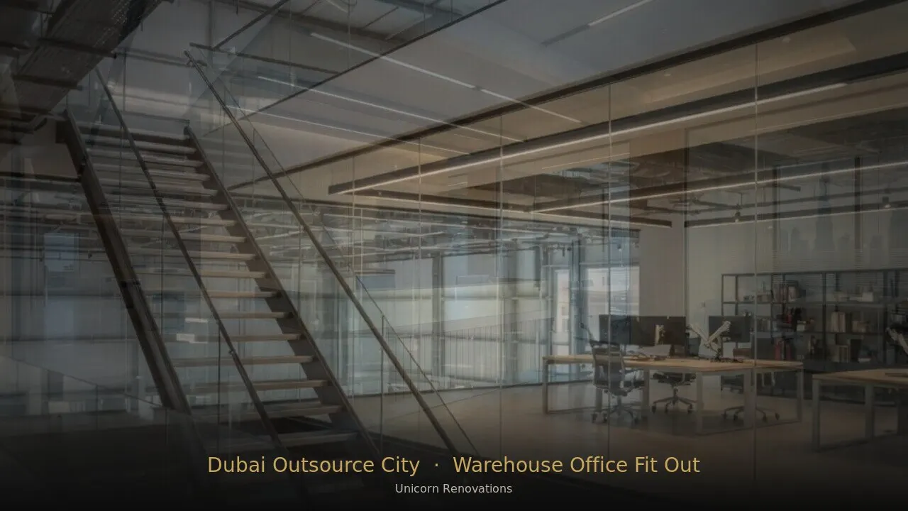 Warehouse Office Fit-Out in Dubai Outsource City