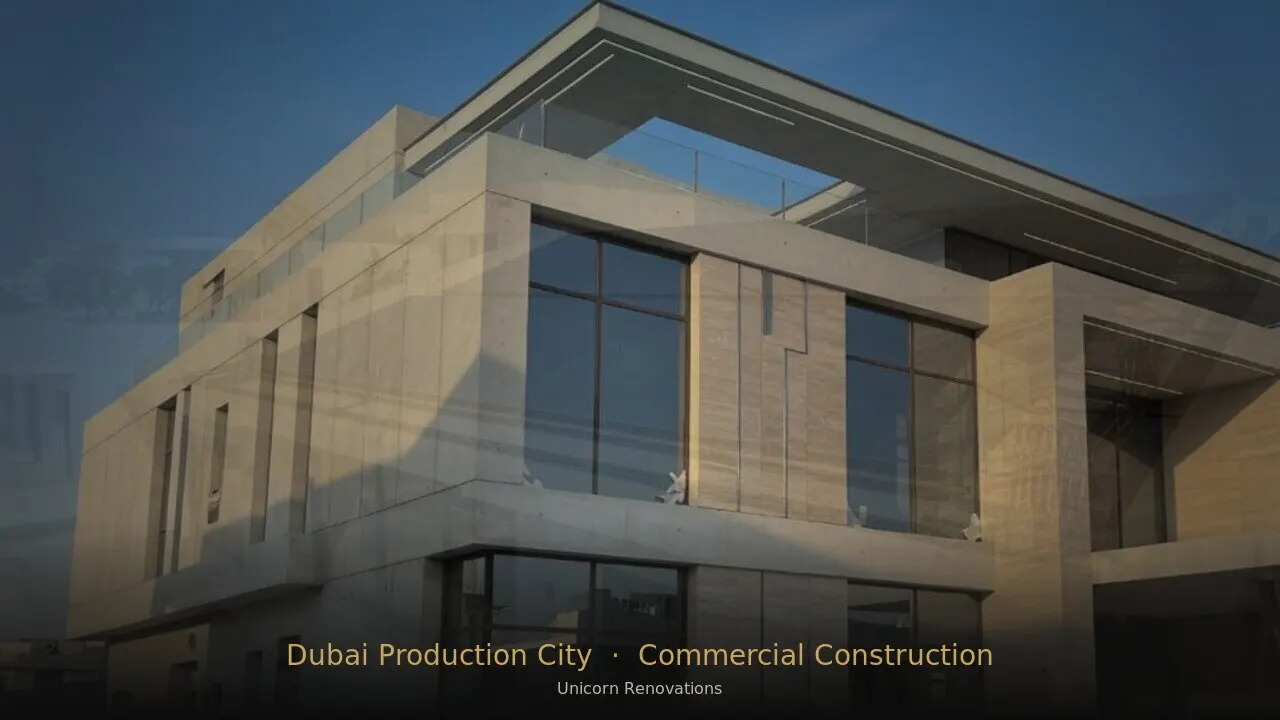 Commercial Construction in Dubai Production City