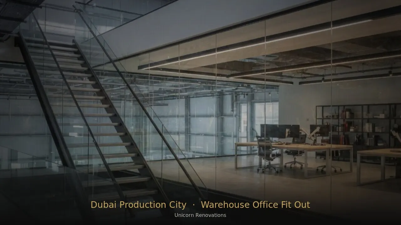 Warehouse Office Fit-Out in Dubai Production City