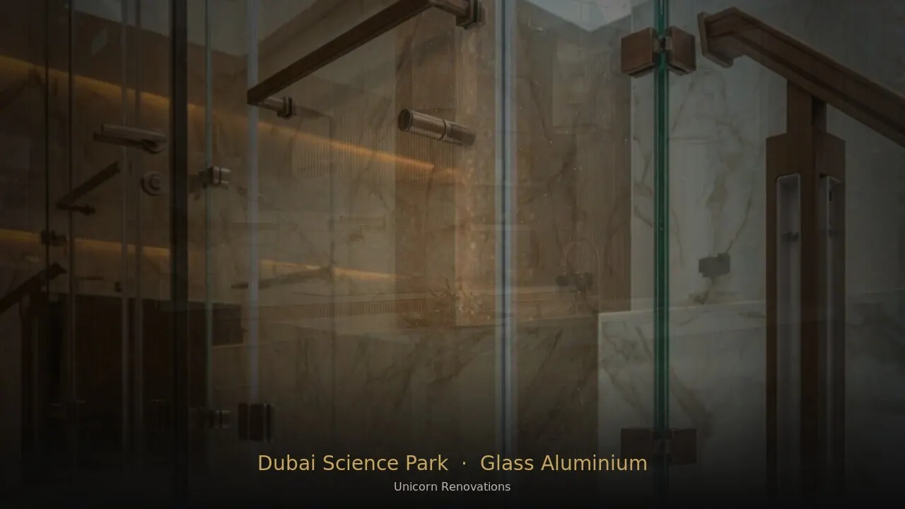 Glass & Aluminium Works in Dubai Science Park