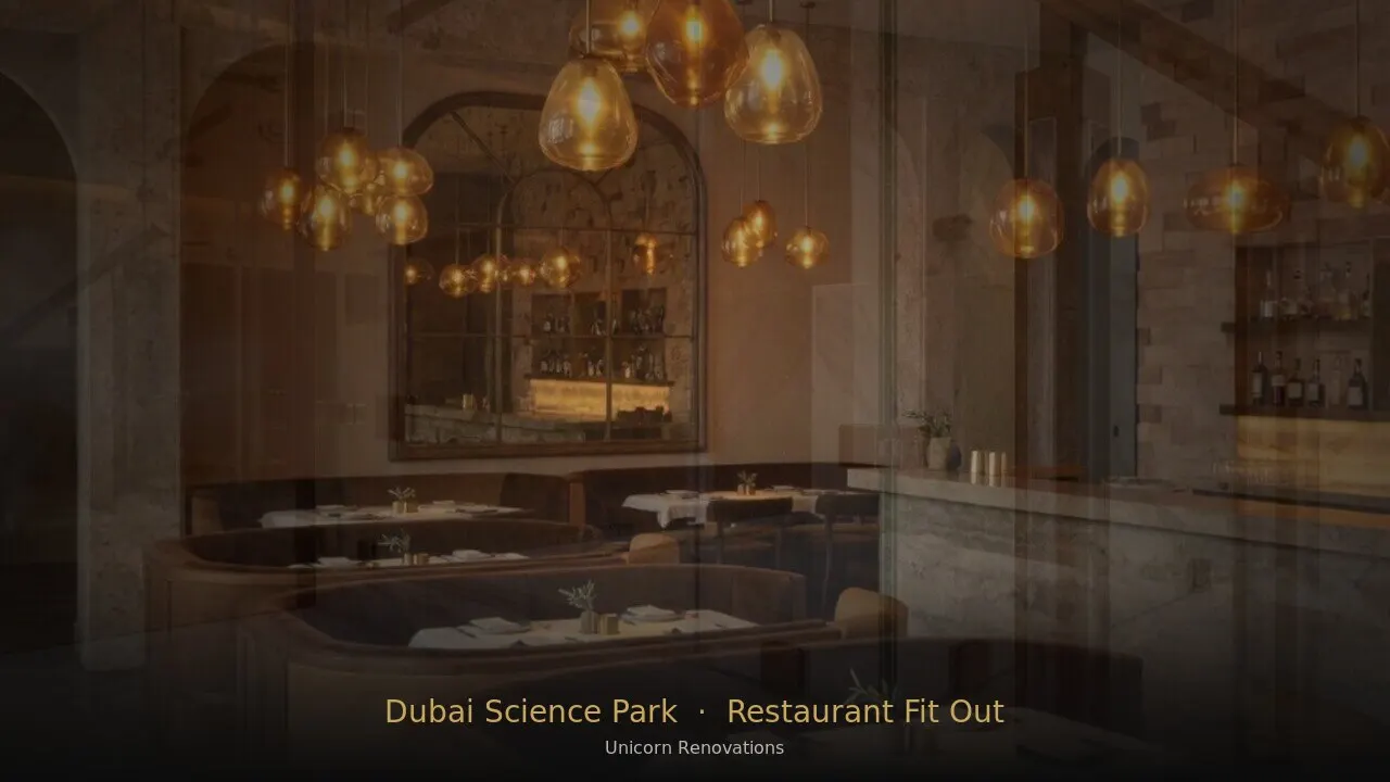 Restaurant Fit-Out in Dubai Science Park