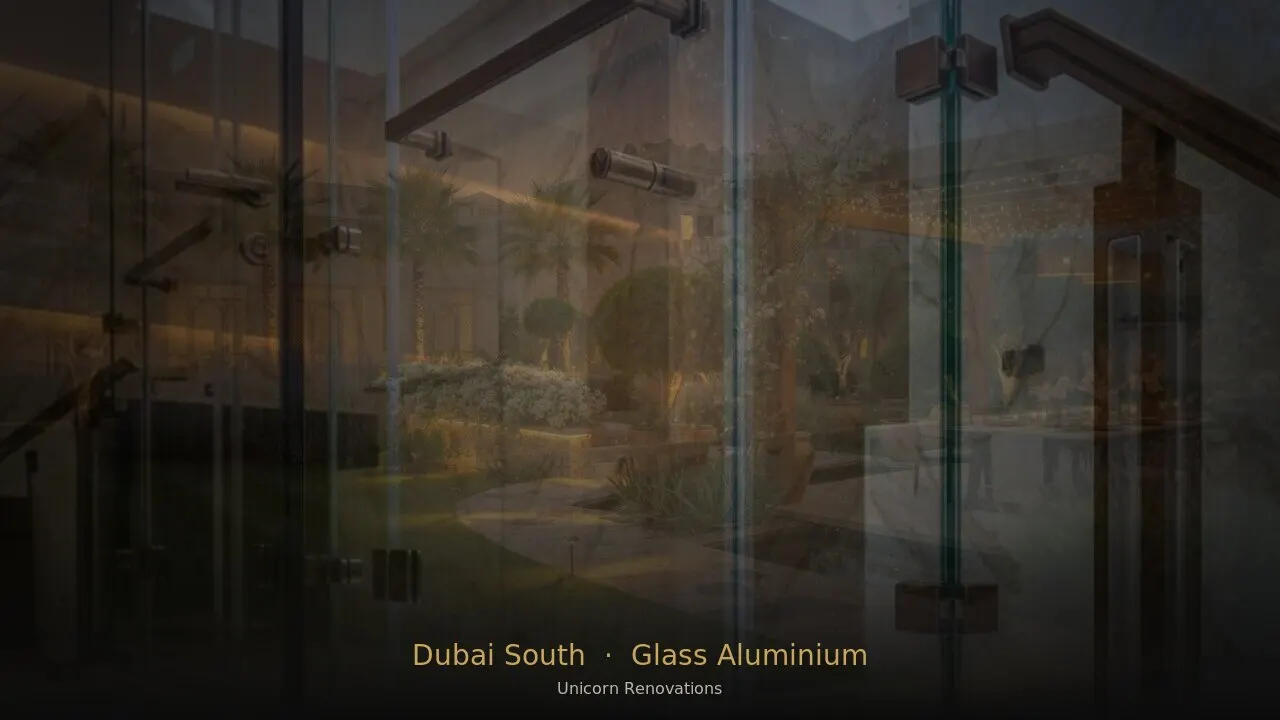 Glass & Aluminium Works in Dubai South
