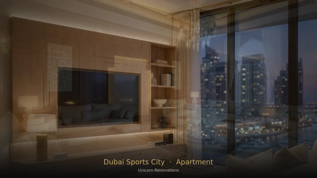 Apartment Renovation in Dubai Sports City — Unicorn Renovations