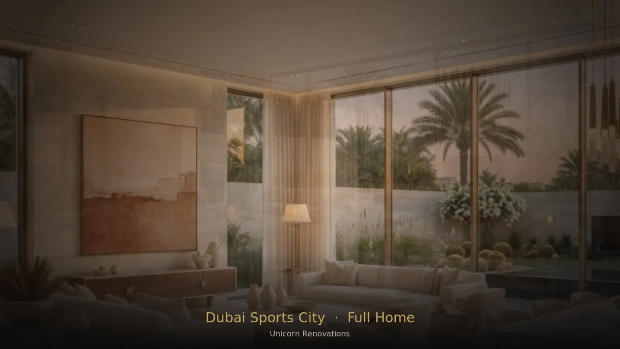 Full Home Renovation in Dubai Sports City — Unicorn Renovations