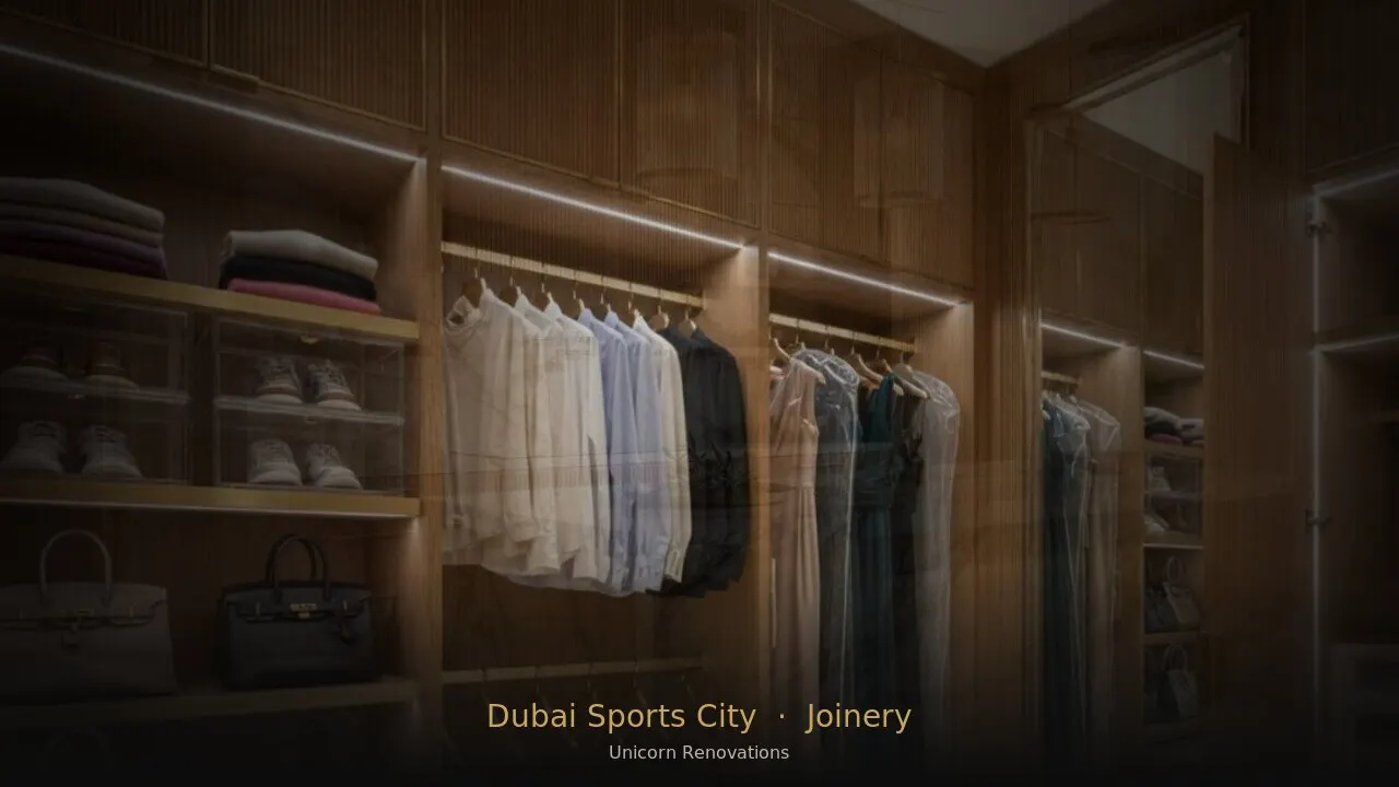 Joinery & Cabinetry in Dubai Sports City — Unicorn Renovations