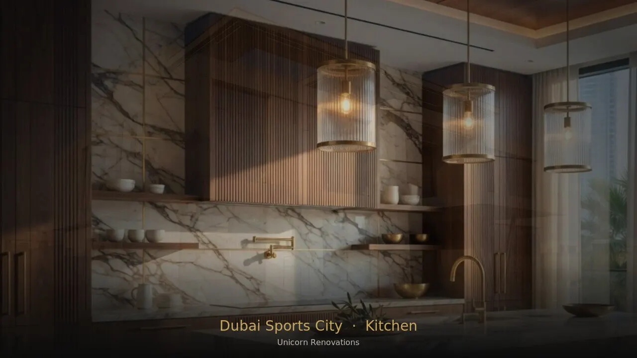 Kitchen Renovation in Dubai Sports City — Unicorn Renovations