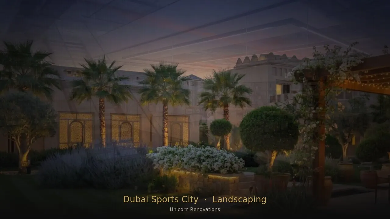 Landscaping in Dubai Sports City — Unicorn Renovations