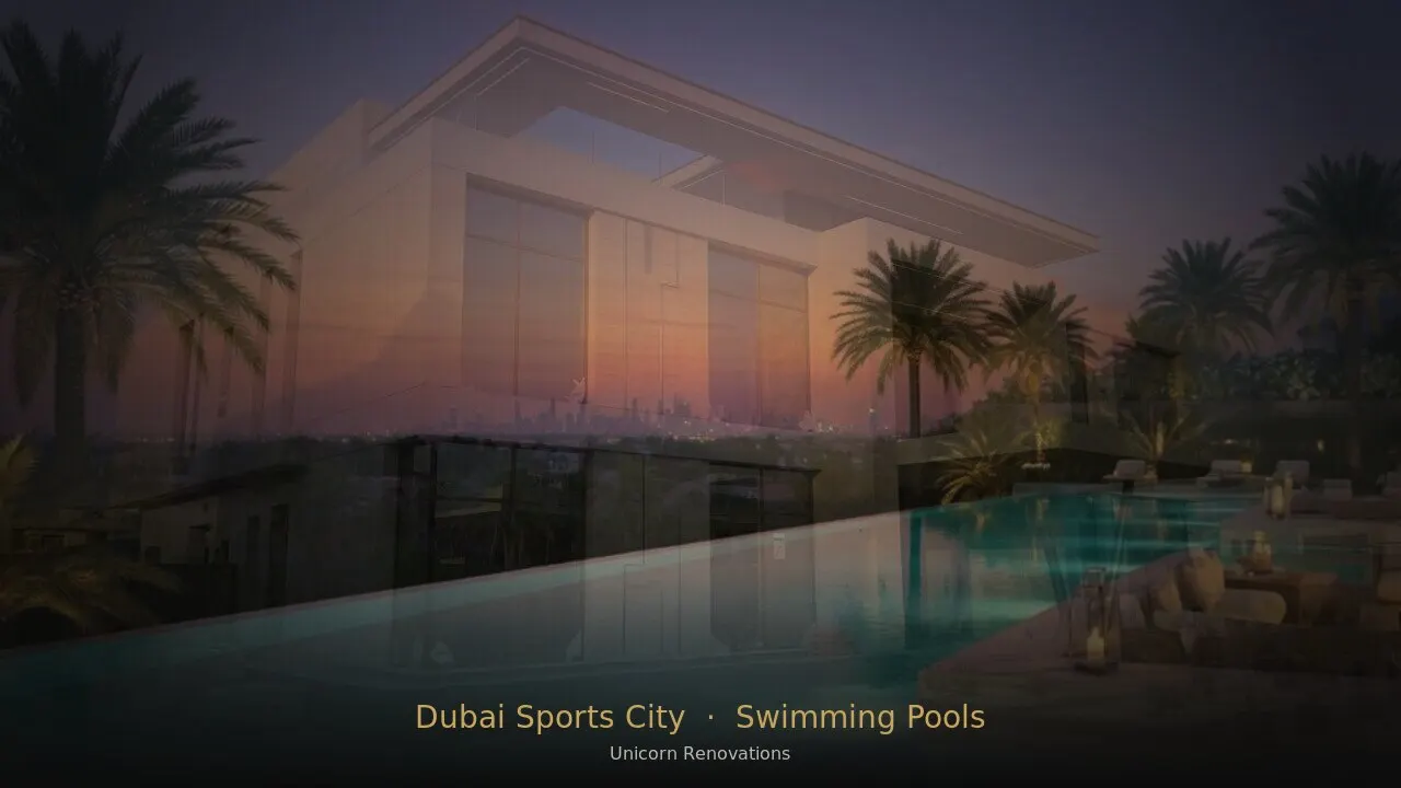 Swimming Pool Construction & Renovation in Dubai Sports City — Unicorn Renovations