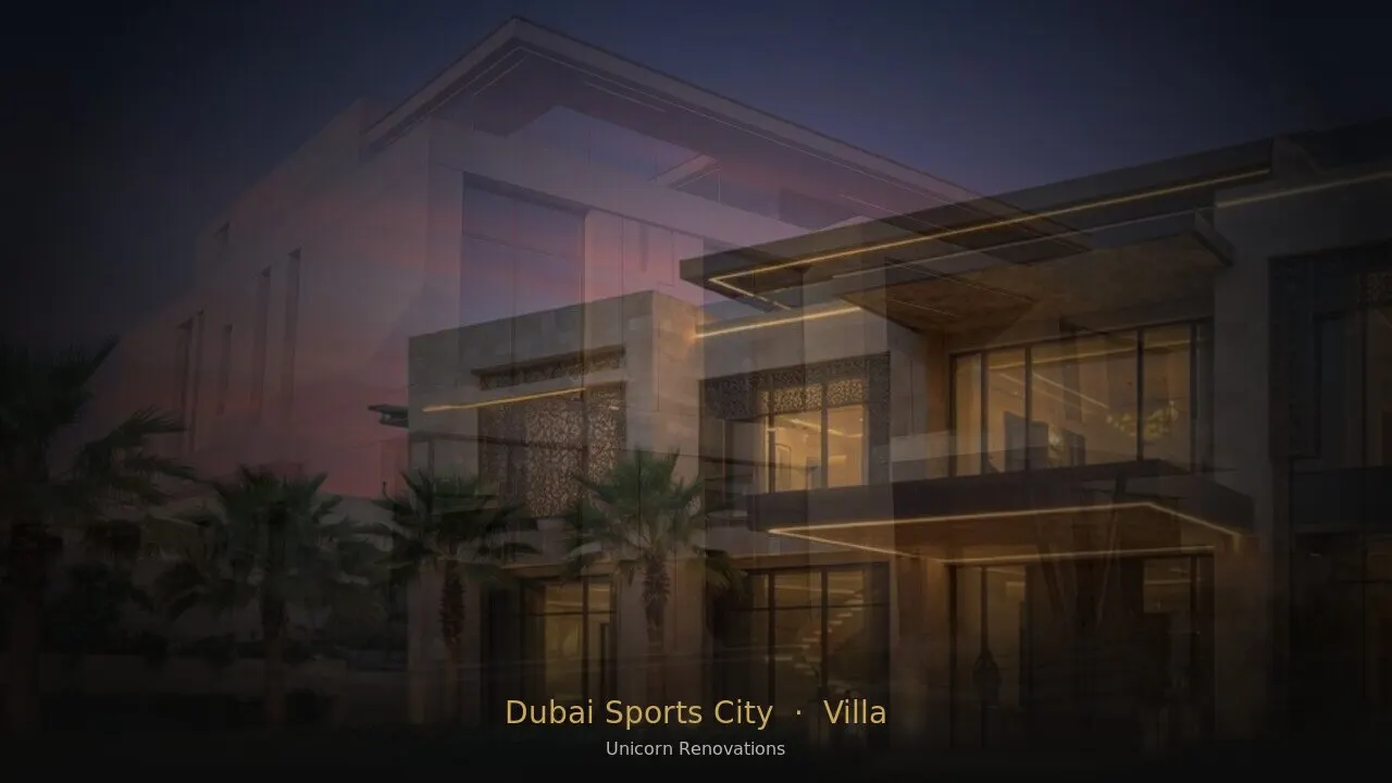 Villa Renovation in Dubai Sports City — Unicorn Renovations