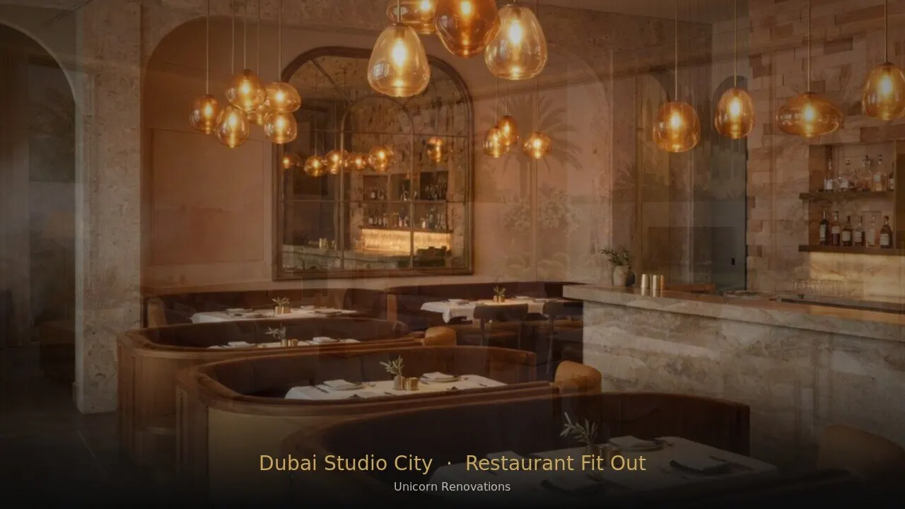 Restaurant Fit-Out in Dubai Studio City