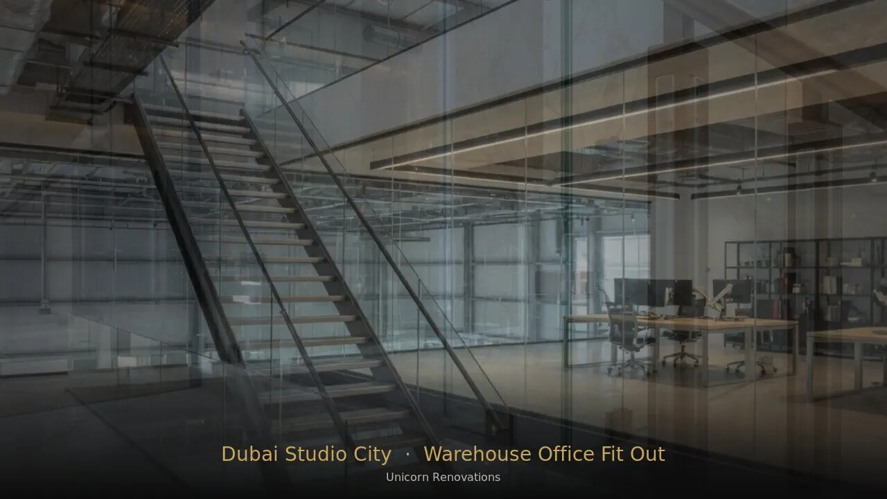 Warehouse Office Fit-Out in Dubai Studio City