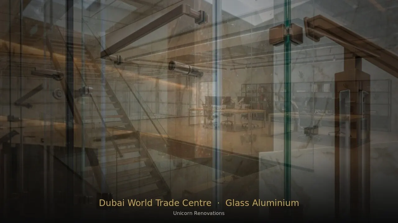 Glass & Aluminium Works in Dubai World Trade Centre