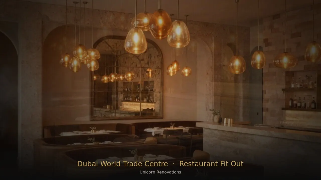 Restaurant Fit-Out in Dubai World Trade Centre