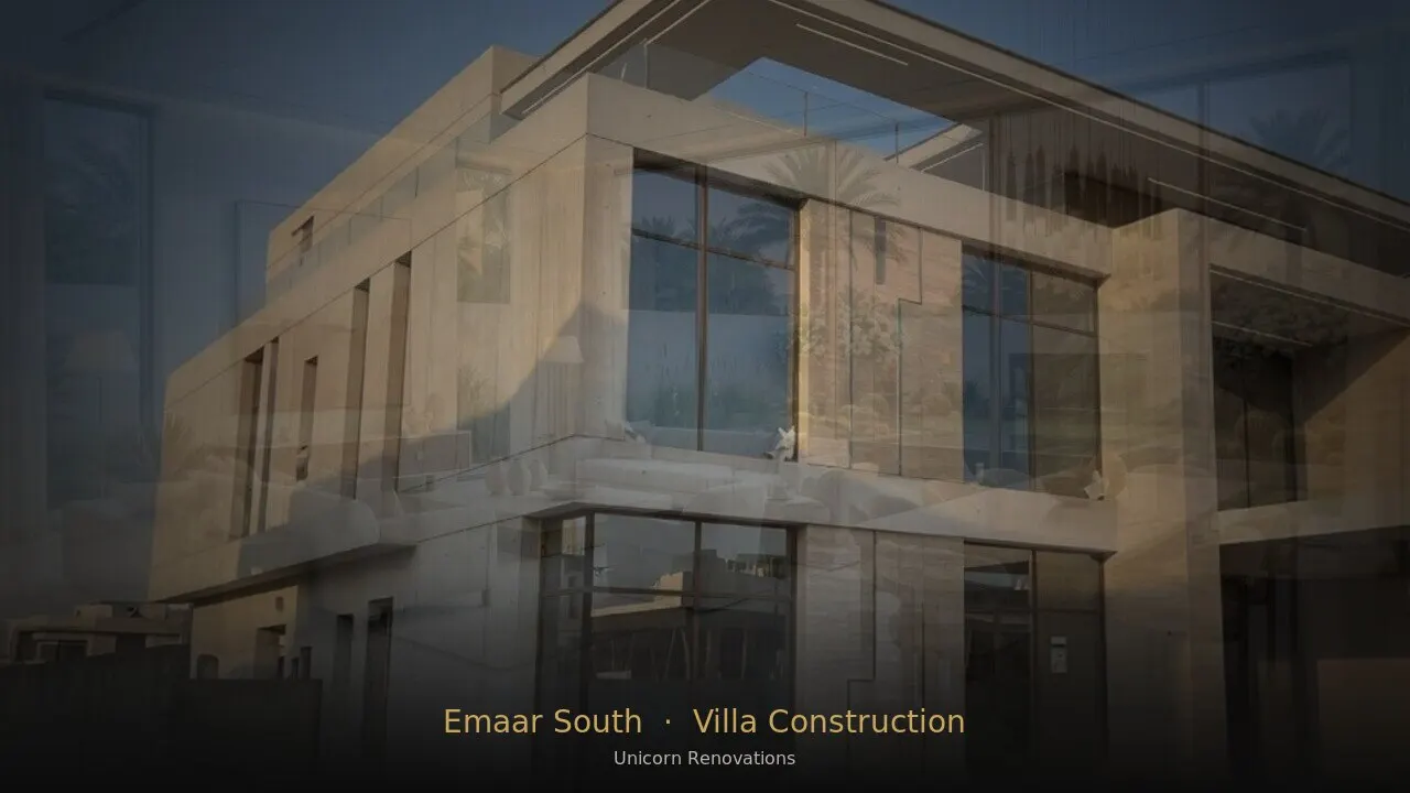 Villa Construction in Emaar South
