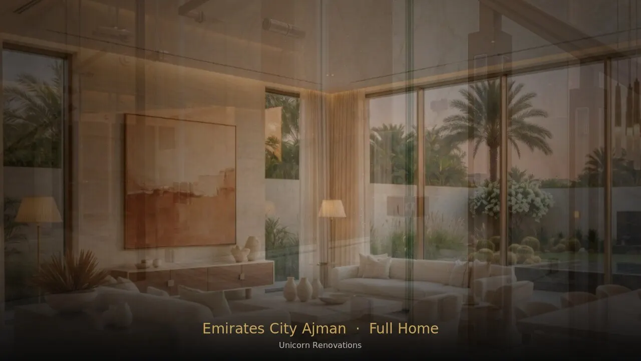 Full Home Renovation in Emirates City Ajman
