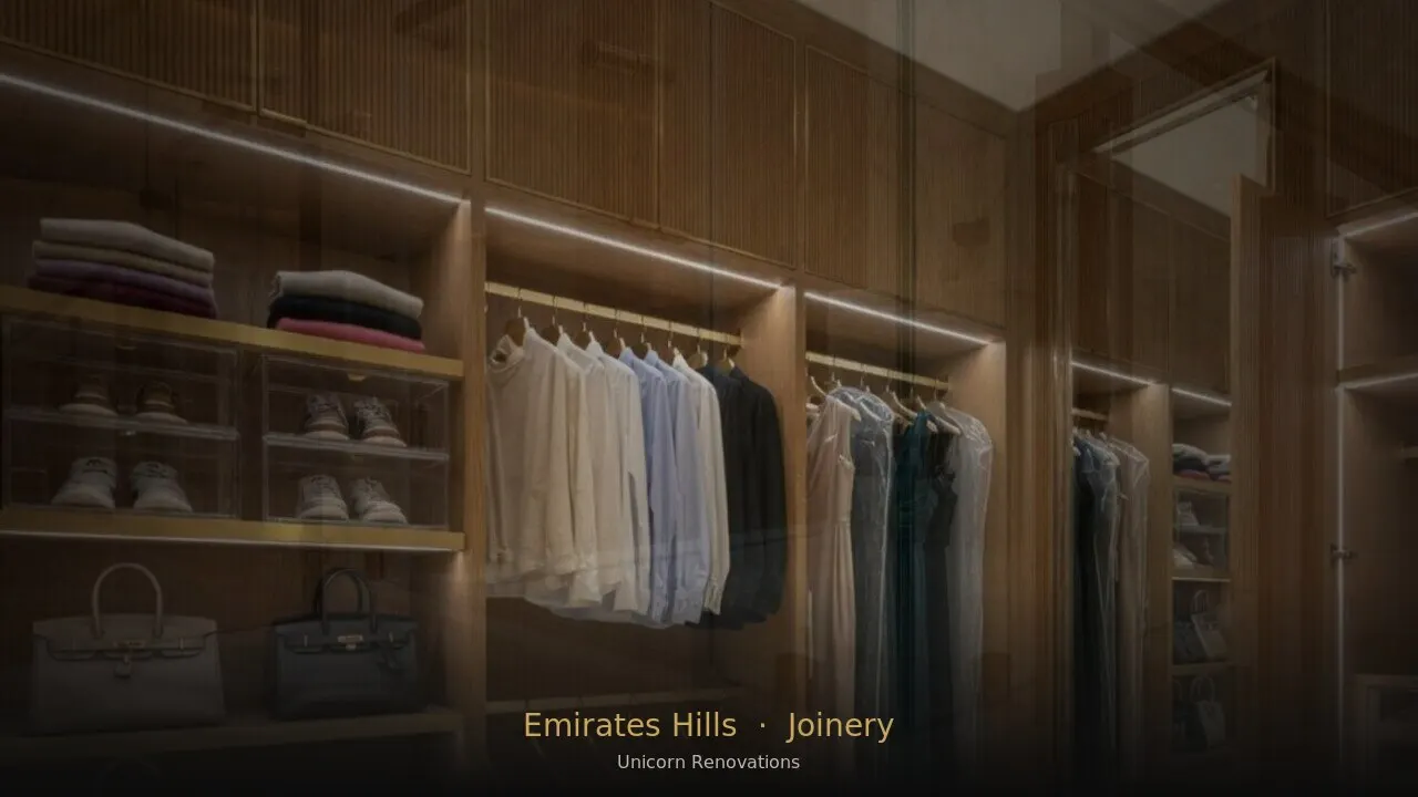 Joinery & Cabinetry in Emirates Hills — Unicorn Renovations
