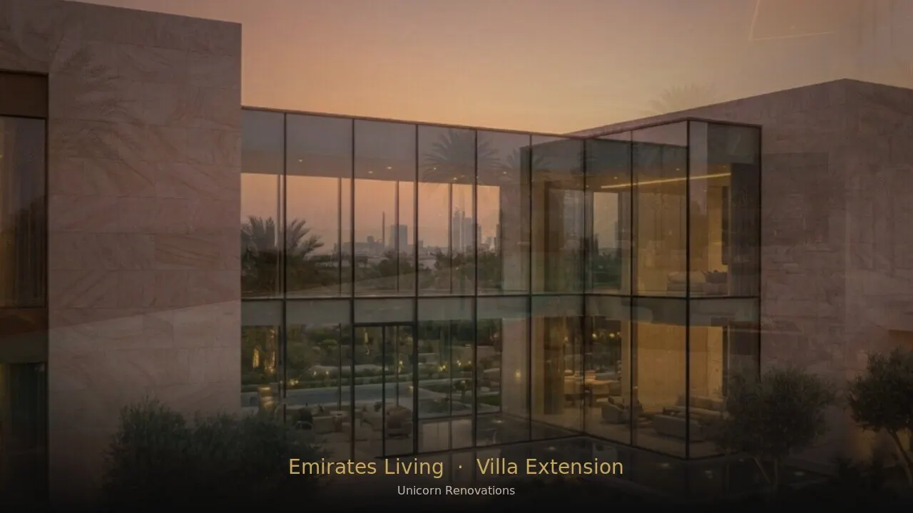 Villa Extension in Emirates Living