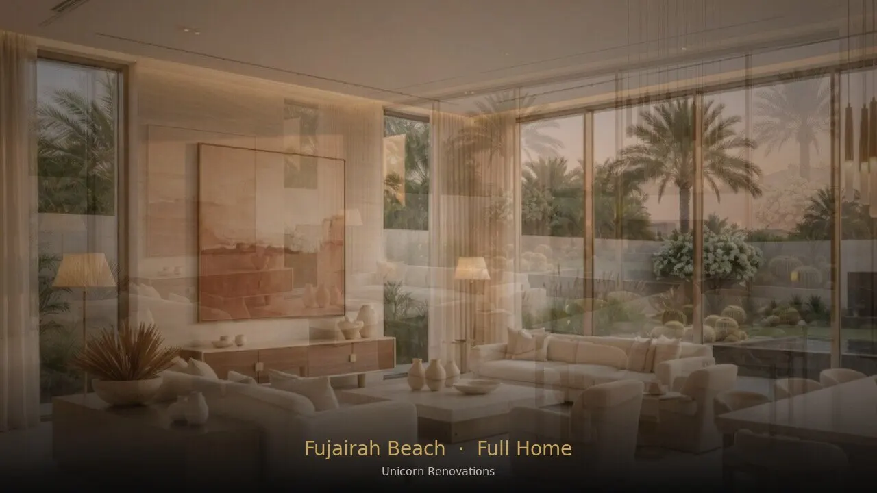 Full Home Renovation in Fujairah Beach Residences