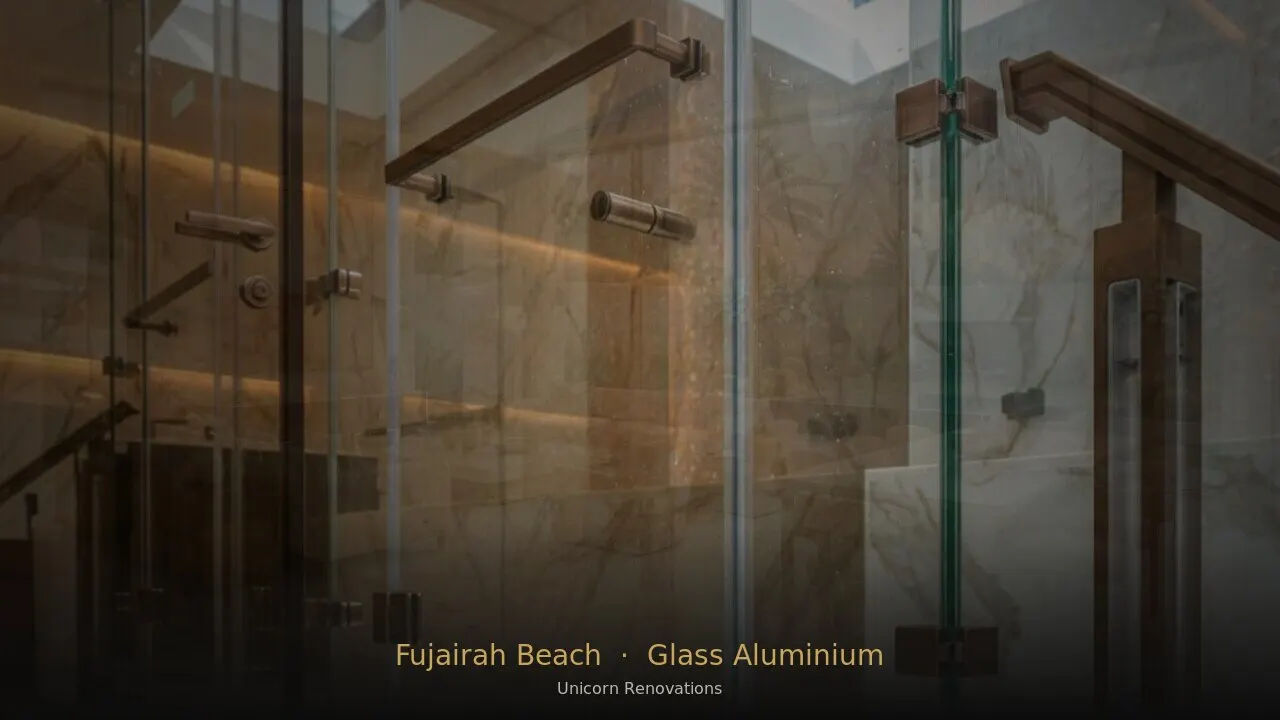 Glass & Aluminium Works in Fujairah Beach Residences