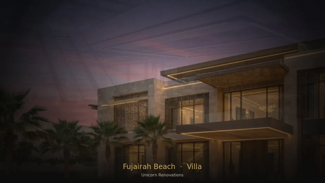 Villa Renovation in Fujairah Beach Residences