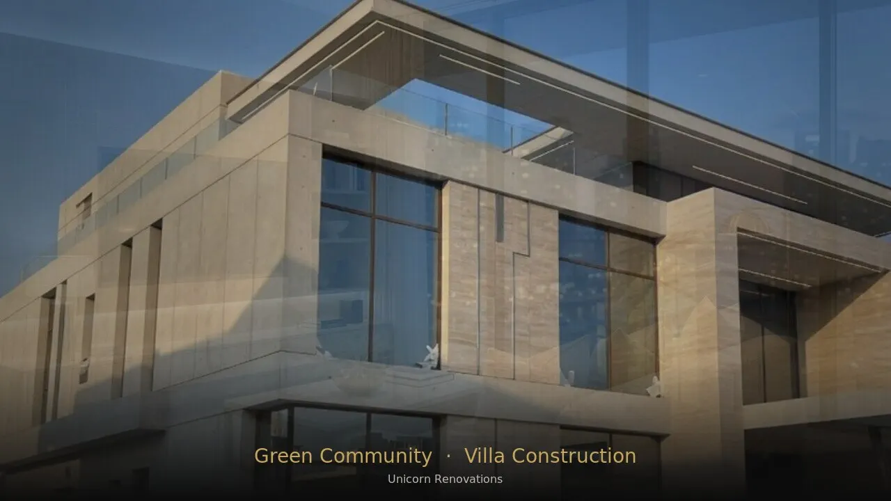 Villa Construction in Green Community
