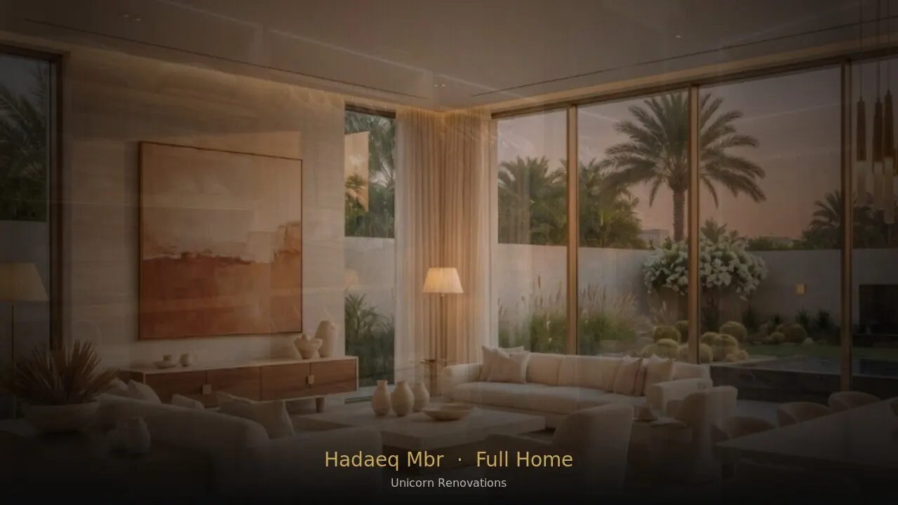 Full Home Renovation in Hadaeq Mohammed Bin Rashid