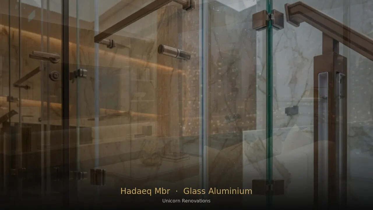 Glass & Aluminium Works in Hadaeq Mohammed Bin Rashid