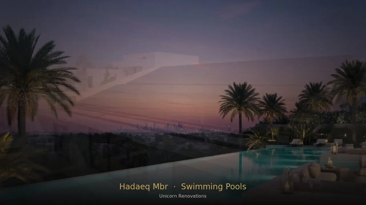 Swimming Pool Construction & Renovation in Hadaeq Mohammed Bin Rashid