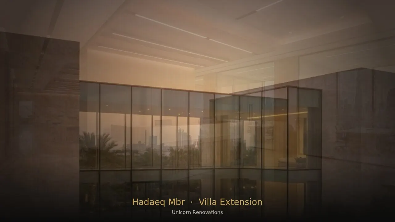 Villa Extension in Hadaeq Mohammed Bin Rashid