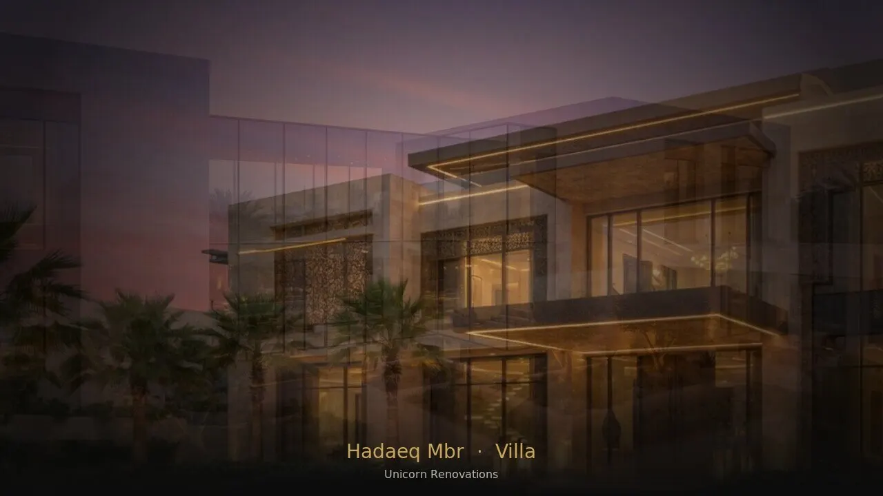 Villa Renovation in Hadaeq Mohammed Bin Rashid