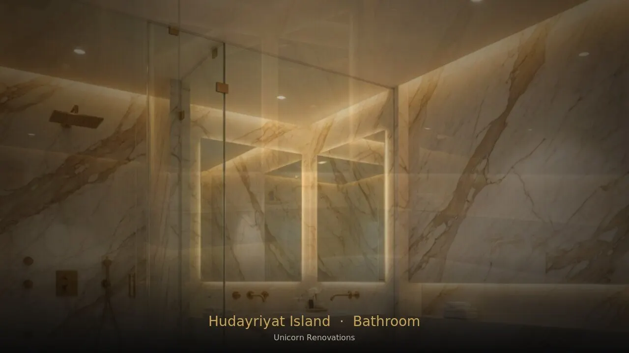 Bathroom Renovation in Hudayriyat Island