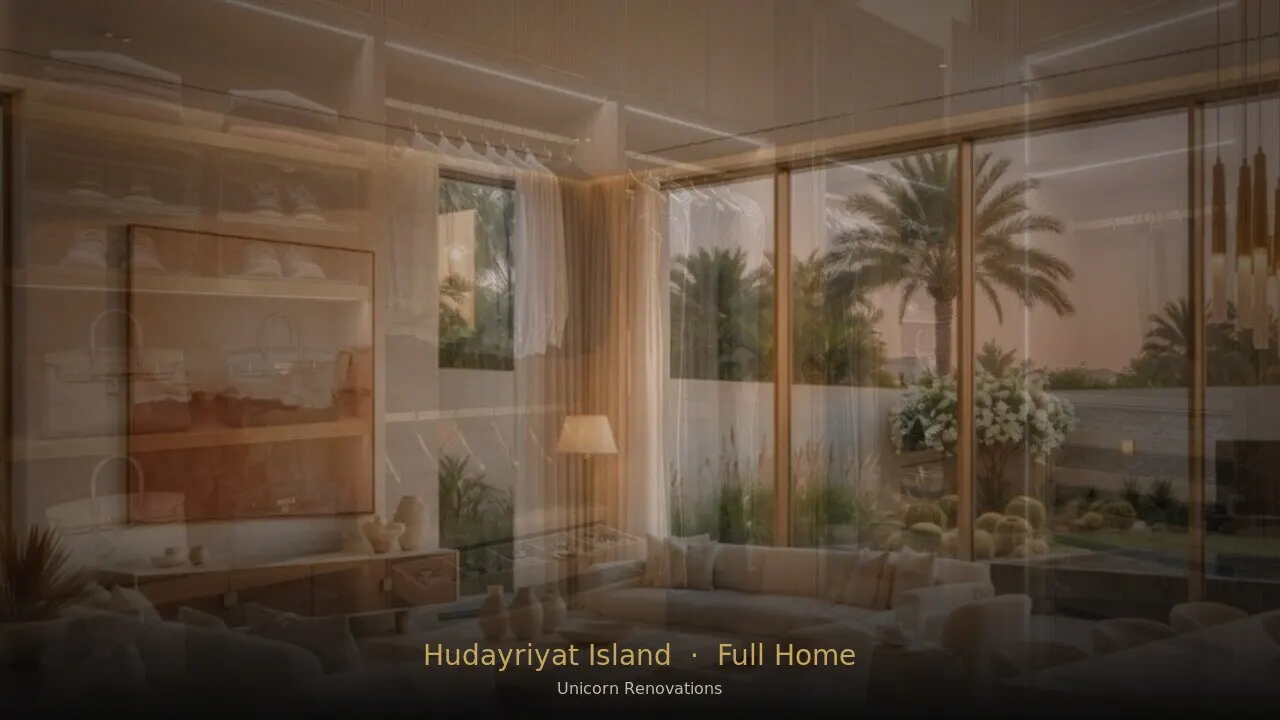 Full Home Renovation in Hudayriyat Island