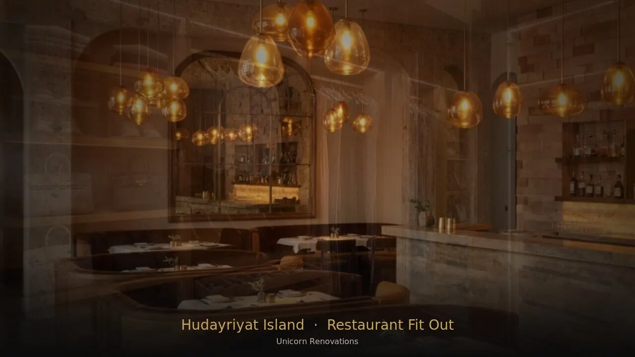 Restaurant Fit-Out in Hudayriyat Island