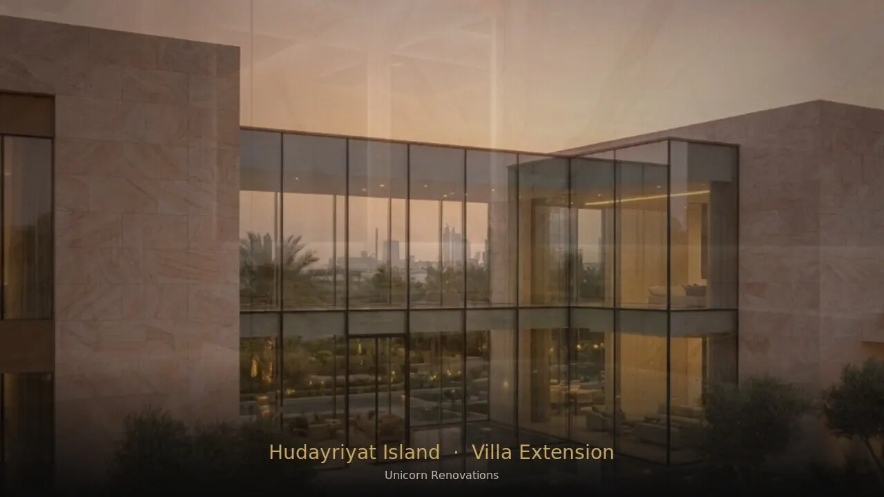 Villa Extension in Hudayriyat Island