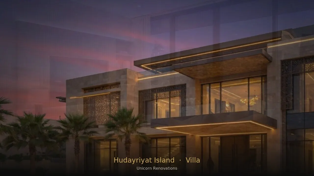 Villa Renovation in Hudayriyat Island