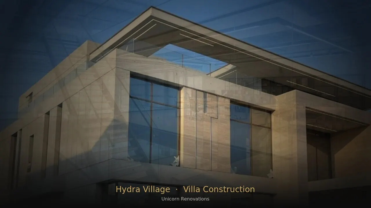 Villa Construction in Hydra Village