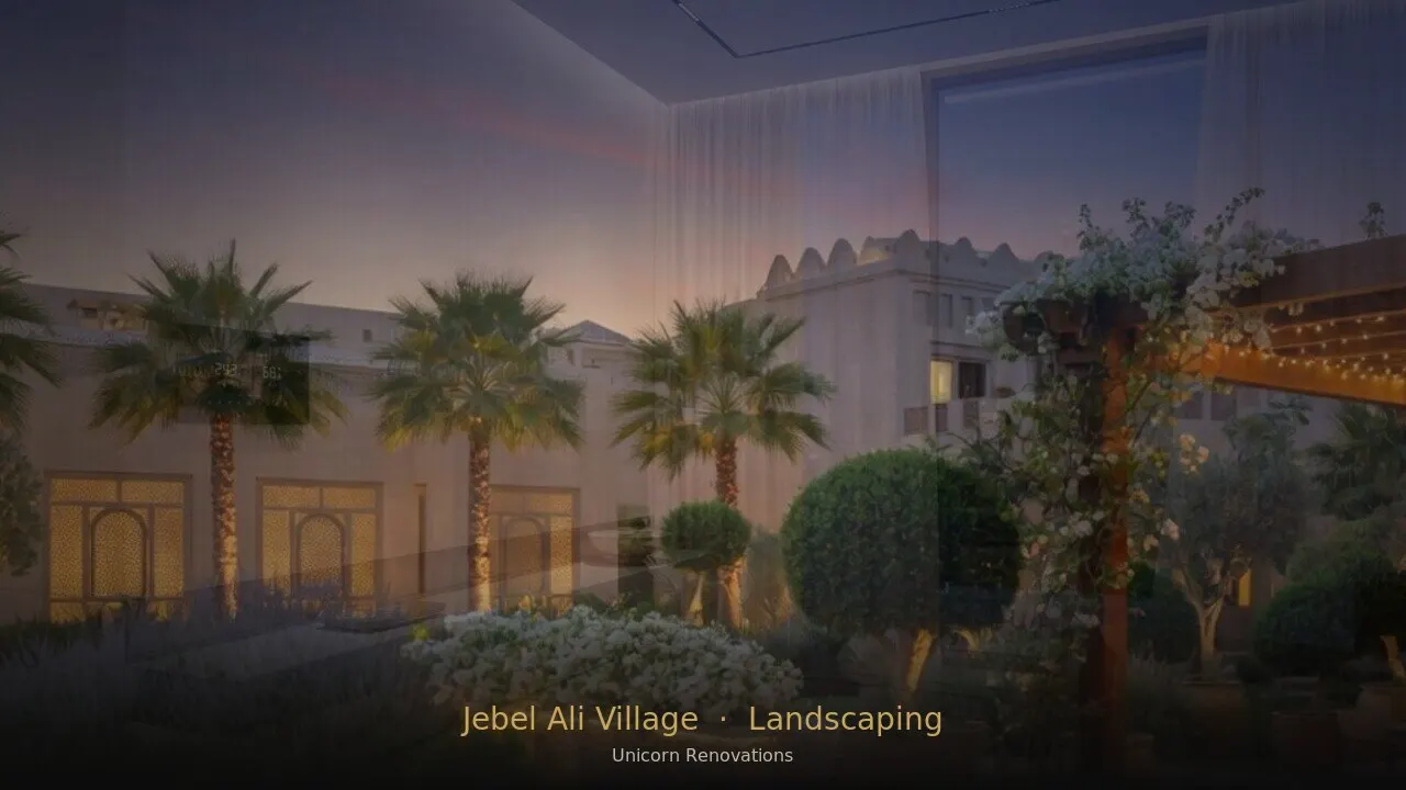 Landscaping in Jebel Ali Village