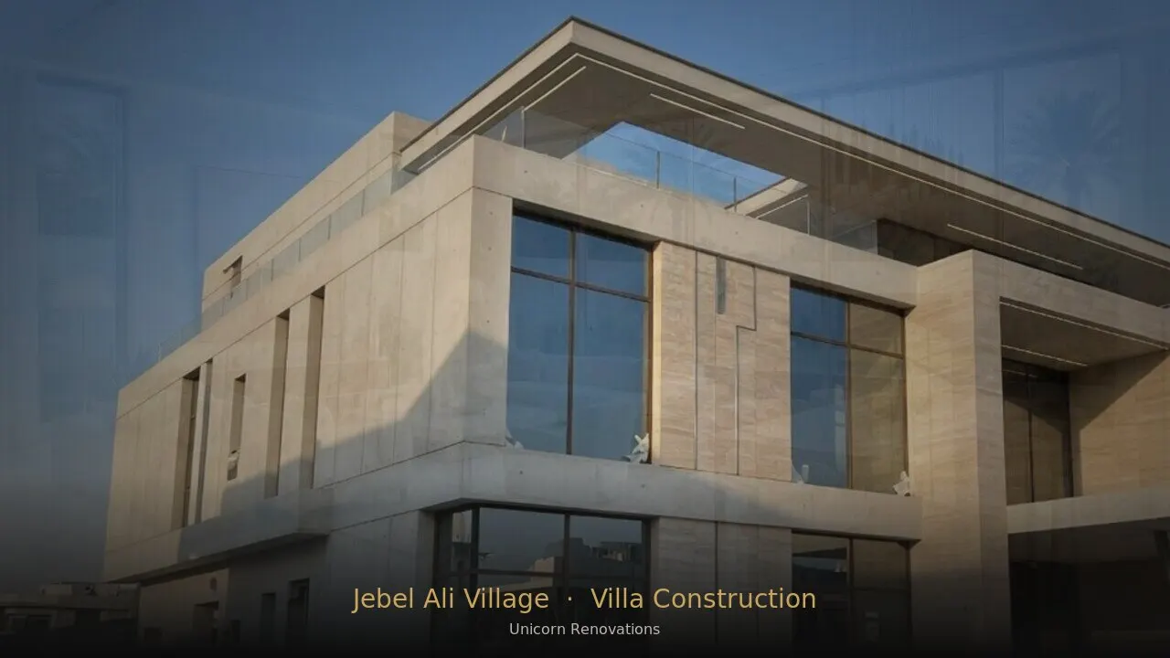 Villa Construction in Jebel Ali Village
