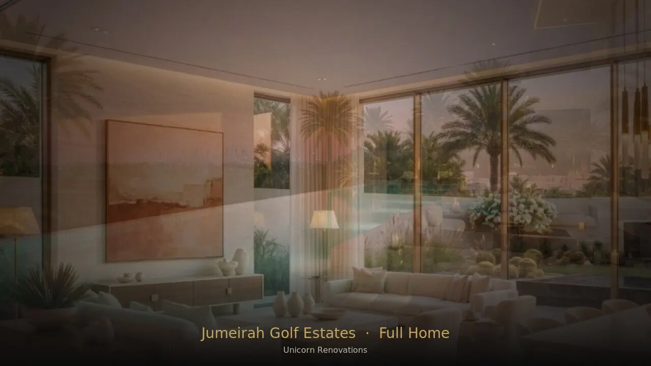 Full Home Renovation in Jumeirah Golf Estates